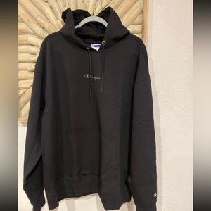 Champion mens tech weave  hoodie XL , black